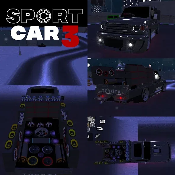 Sport car 3 : Taxi & Police - (Спорткар 3) [МОД: Все открыто, Дополнительные деньги и Меню MOD] Screenshot 5
