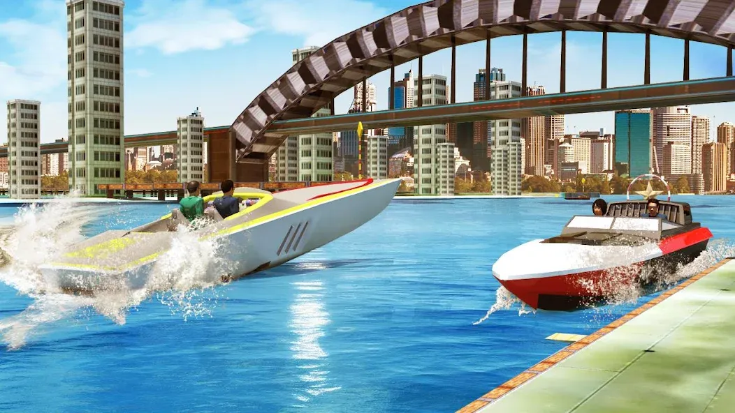 Boat Simulator Games (Боат Симулятор Геймс) [МОД: Все открыто, Дополнительные деньги и Меню MOD] Screenshot 1