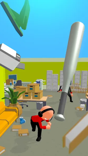Crazy Office — Slap & Smash [МОД: Деньги, Монеты и Меню MOD] Screenshot 4