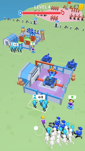 Army War Camp—Battle Game [MOD: Premium/Unlocked] - Скриншот 4