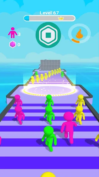 Robux Loto Run (Робукс Лото Ран) [МОД: Много денег, Монет и Все открыто] Screenshot 3