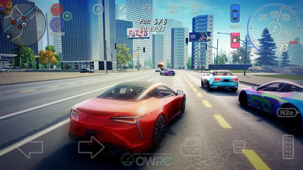 OWRC: Open World Racing Cars (ОВРК ) [МОД: Много монет, Открытые уровни и Мега MOD] Screenshot 1