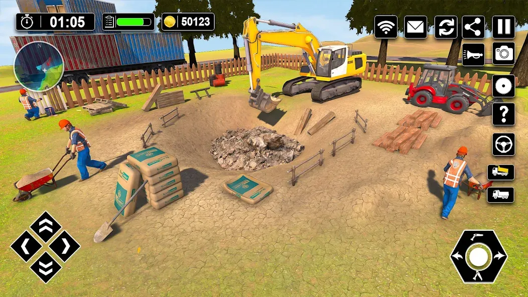 Wood House Construction Game [МОД: Бесконечные деньги, Монеты и Мега MOD] Screenshot 1