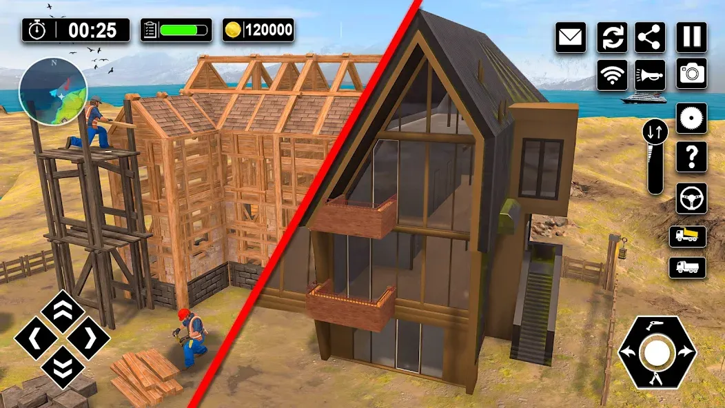 Wood House Construction Game [МОД: Бесконечные деньги, Монеты и Мега MOD] Screenshot 4