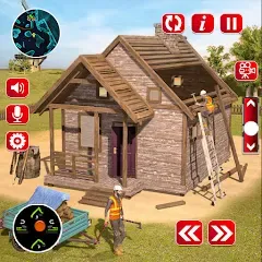 Скачать Wood House Construction Game [МОД: Бесконечные деньги, Монеты и Мега MOD] | Взлом Wood House Construction Game на Андроид