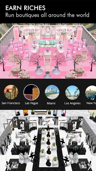 Fashion Empire - Dressup Sim (Фэшн Эмпайр) [МОД: Меню, Бесконечные монеты и Открытые уровни] Screenshot 5