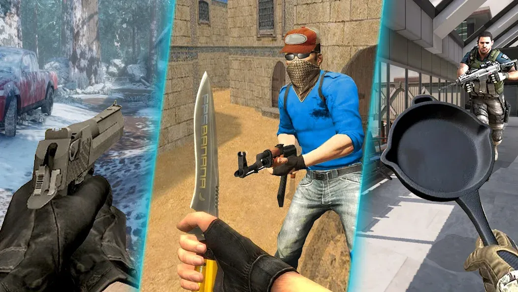 Anti Terrorist Shooting Game [МОД: Меню, Бесконечные монеты и Открытые уровни] Screenshot 4