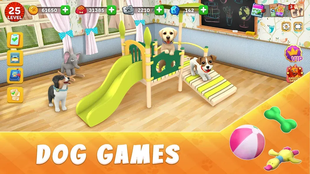 Dog Town: Puppy Pet Shop Games (Догтаун) [МОД: Деньги, Монеты и Меню MOD] Screenshot 1