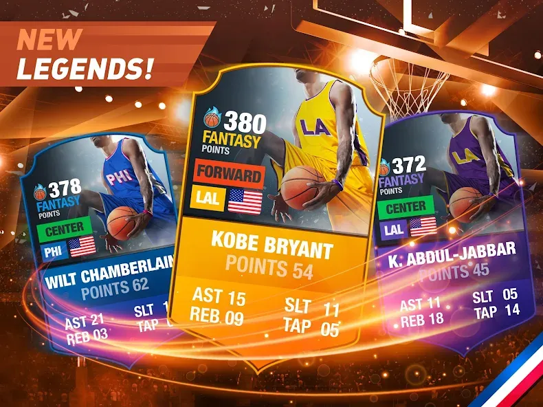 Basketball Fantasy Manager NBA [МОД: Много монет, Открытые уровни и Мега MOD] Screenshot 4