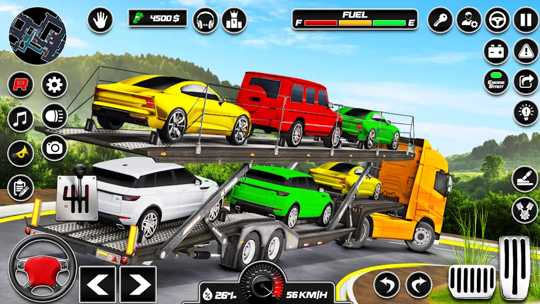 Car Transporter 3d:Truck Games [МОД: Бесконечные деньги, Монеты и Мега MOD] Screenshot 2