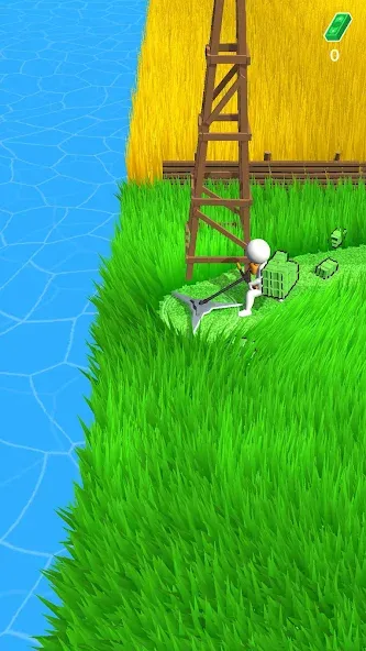 Stone Grass: Mowing Simulator (Стоун Грасс) [MOD: Все разблокировано] - Скриншот 1