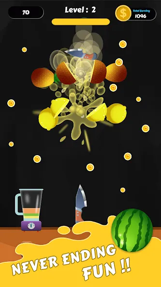 Fruit Cut Master - Crazy Slash (Фрут Кат Мастер) [МОД: Много монет, Открытые уровни и Мега MOD] Screenshot 4