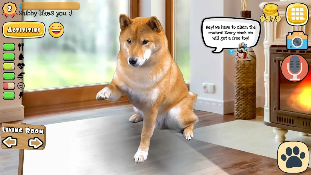 Adopt a pet : Corgi Games (Риал Петс бай Фруви) [МОД: Бесконечные деньги, Монеты и Мега MOD] Screenshot 2