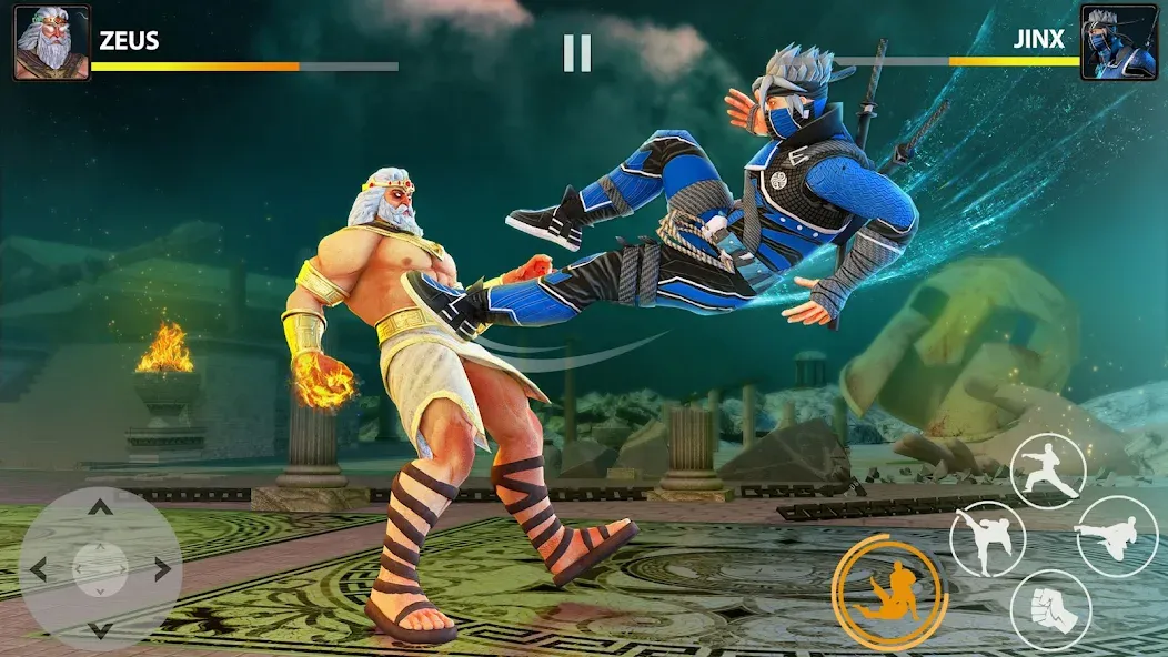 Ninja Clash: Karate Fighters (Ниндзя Мастер) [МОД: Деньги, Монеты и Меню MOD] Screenshot 4
