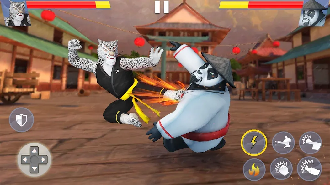 Kung Fu Animal: Fighting Games (Кунгфу животное) [МОД: Все открыто, Дополнительные деньги и Меню MOD] Screenshot 2