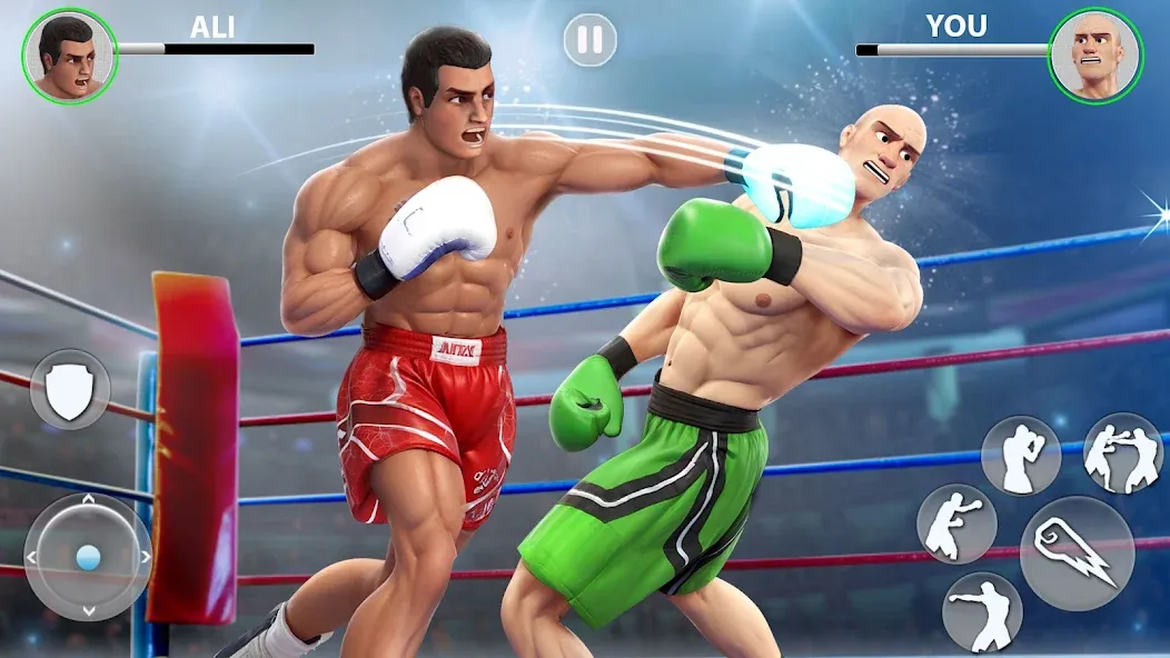 Kick Boxing Games: Fight Game [МОД: Бесконечные деньги, Монеты и Мега MOD] Screenshot 2