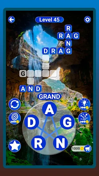Around the Word: Crossword Puz [МОД: Бесконечные деньги, Монеты и Мега MOD] Screenshot 5