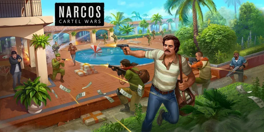 Narcos: Cartel Wars & Strategy (Наркос) [МОД: Все открыто, Дополнительные деньги и Меню MOD] Screenshot 1