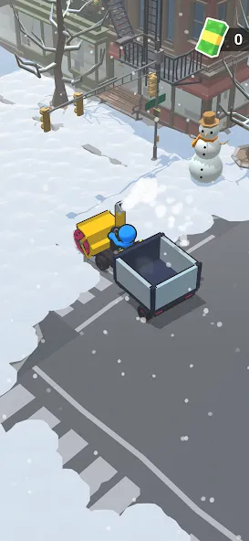 Snow shovelers - simulation (Сноубордисты) [МОД: Деньги, Монеты и Меню MOD] Screenshot 1