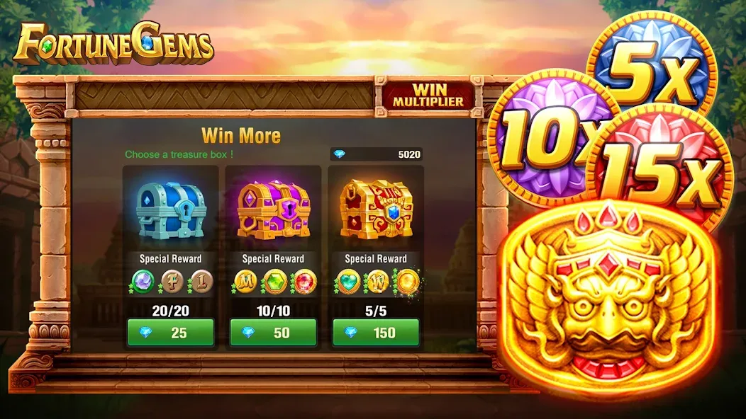 Slot Fortune Gems-TaDa Games (Слот Форчун Гемс) [МОД: Все открыто, Дополнительные деньги и Меню MOD] Screenshot 4