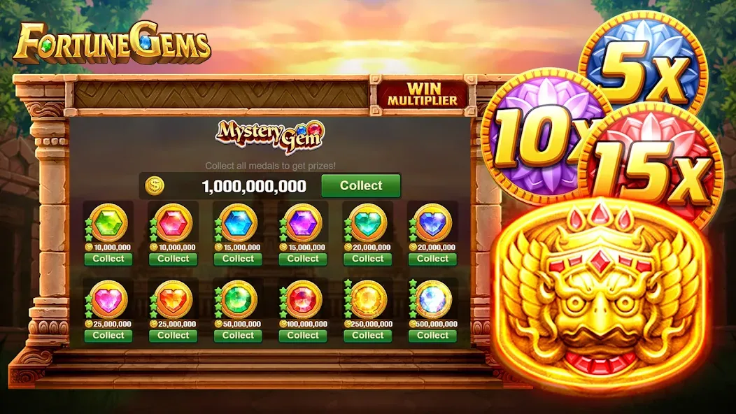Slot Fortune Gems-TaDa Games (Слот Форчун Гемс) [МОД: Все открыто, Дополнительные деньги и Меню MOD] Screenshot 5
