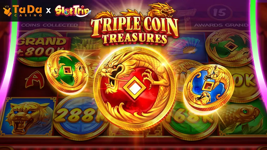 SlotTrip Casino - TaDa Slots (СлотТрип) [МОД: Все открыто, Дополнительные деньги и Меню MOD] Screenshot 1