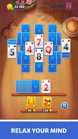 Solitaire Sunday: Card Game (Солитер воскресенье) [МОД: Деньги, Монеты и Меню MOD] Screenshot 2