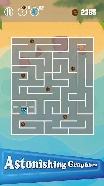 Maze Legend : A Cute Maze Game (Мейз Легенд) [МОД: Много денег, Монет и Все открыто] Screenshot 1