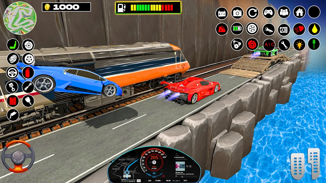 Rampa Car Game: GT Car stunts (Мега Рэмпс) [МОД: Все открыто, Дополнительные деньги и Меню MOD] Screenshot 2