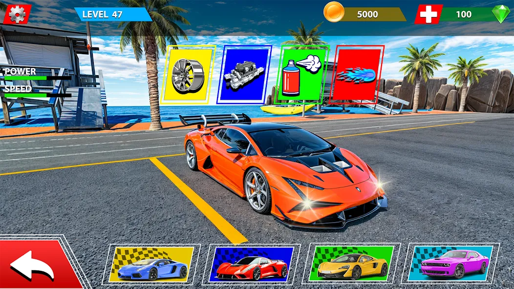 Rampa Car Game: GT Car stunts (Мега Рэмпс) [МОД: Все открыто, Дополнительные деньги и Меню MOD] Screenshot 3