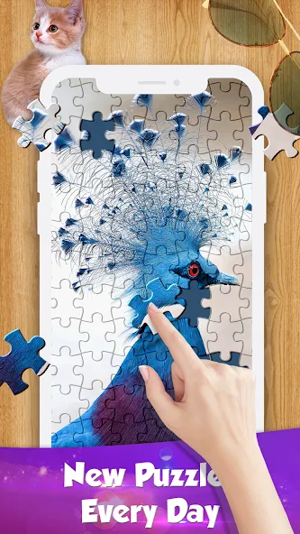 Jigsaw Go - Classic Jigsaw Puz (Джигсоу Го) [МОД: Все открыто, Дополнительные деньги и Меню MOD] Screenshot 4