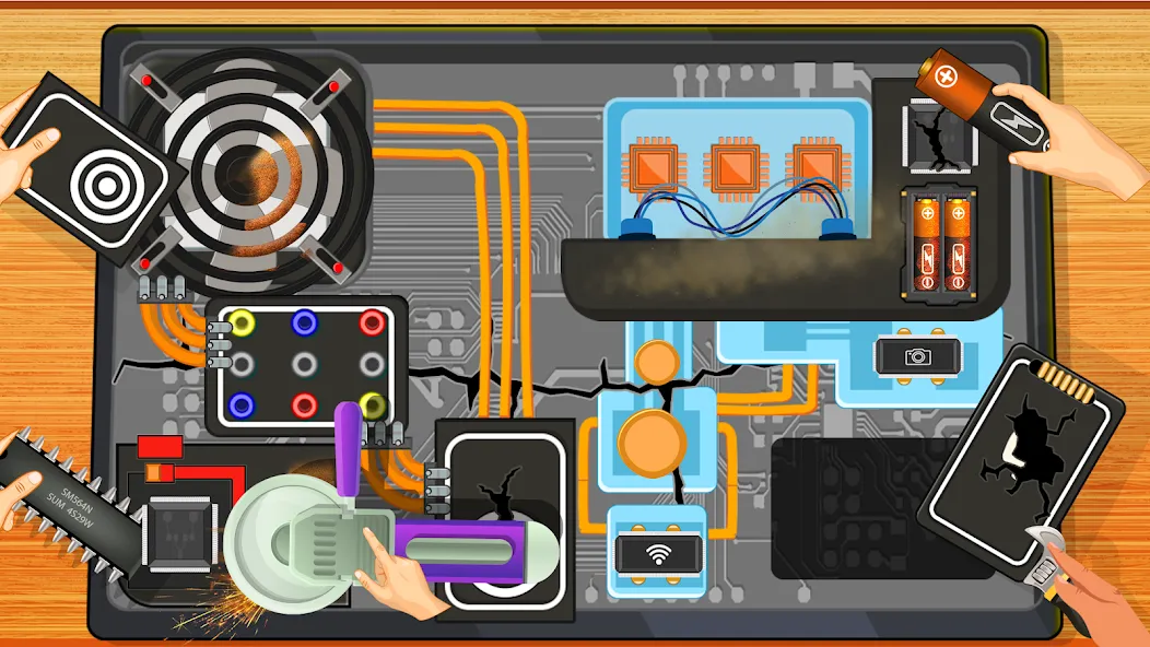 Electronics Repair Master [MOD: Бесконечные деньги] - Скриншот 1