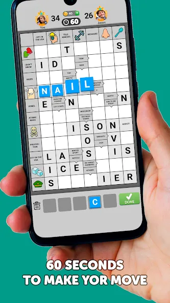 Wordgrams - Crossword & Puzzle (Вордграмс) [МОД: Много денег, Монет и Все открыто] Screenshot 1