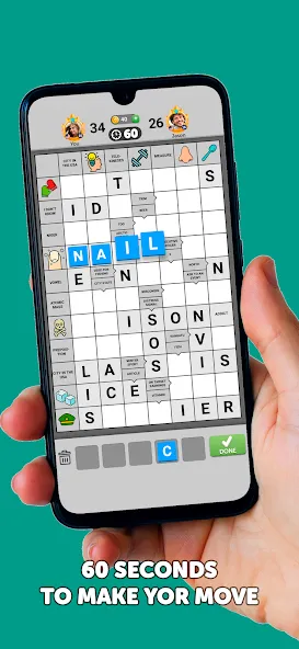 Wordgrams - Crossword & Puzzle (Вордграмс) [МОД: Много денег, Монет и Все открыто] Screenshot 5