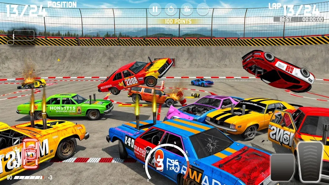 Demolition Derby: Car Games [МОД: Деньги, Монеты и Меню MOD] Screenshot 2
