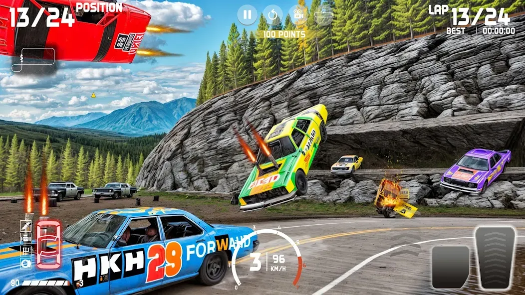 Demolition Derby: Car Games [МОД: Деньги, Монеты и Меню MOD] Screenshot 3