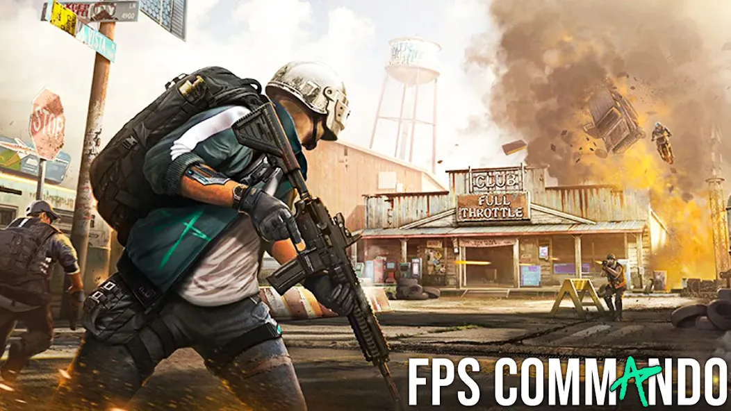 FPS Commando Shooter Games (ФПС Коммандо Шутер Игры) [МОД: Много денег, Монет и Все открыто] Screenshot 5
