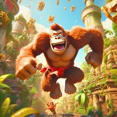 Скачать Monkey jungle run kong gorilla [МОД: Меню, Бесконечные монеты и Открытые уровни] | Взлом Monkey jungle run kong gorilla на Андроид