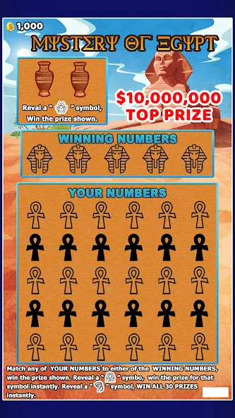 Lottery Scratchers Ticket Off (Лотерейный билет на ободрителейскретчи) [МОД: Все открыто, Дополнительные деньги и Меню MOD] Screenshot 5