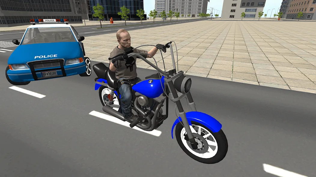 Bike Driving: Police Chase [МОД: Все открыто, Дополнительные деньги и Меню MOD] Screenshot 3