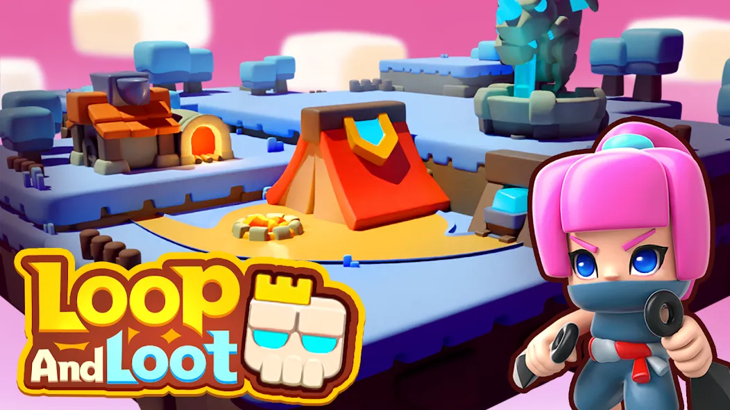 Loop & Loot™: Merge RPG (Покет Квест) [МОД: Много денег, Монет и Все открыто] Screenshot 2