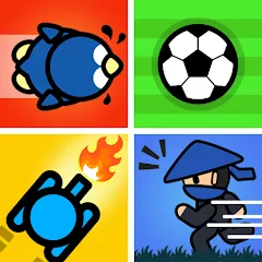 Скачать 2 Player Games : Red vs Blue (Игрока Игры) [МОД: Меню, Бесконечные монеты и Открытые уровни] | Взлом 2 Player Games : Red vs Blue на Андроид