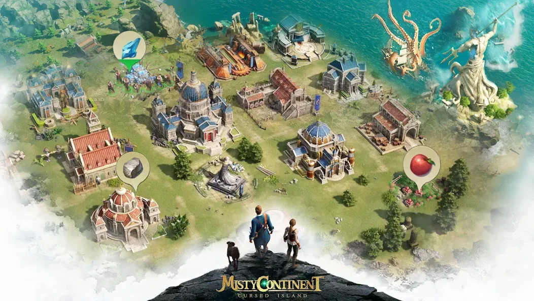 Misty Continent: Cursed Island [МОД: Деньги, Монеты и Меню MOD] Screenshot 1