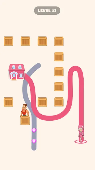 Draw To Home (Дроу Ту Хоум) [МОД: Много денег, Монет и Все открыто] Screenshot 5