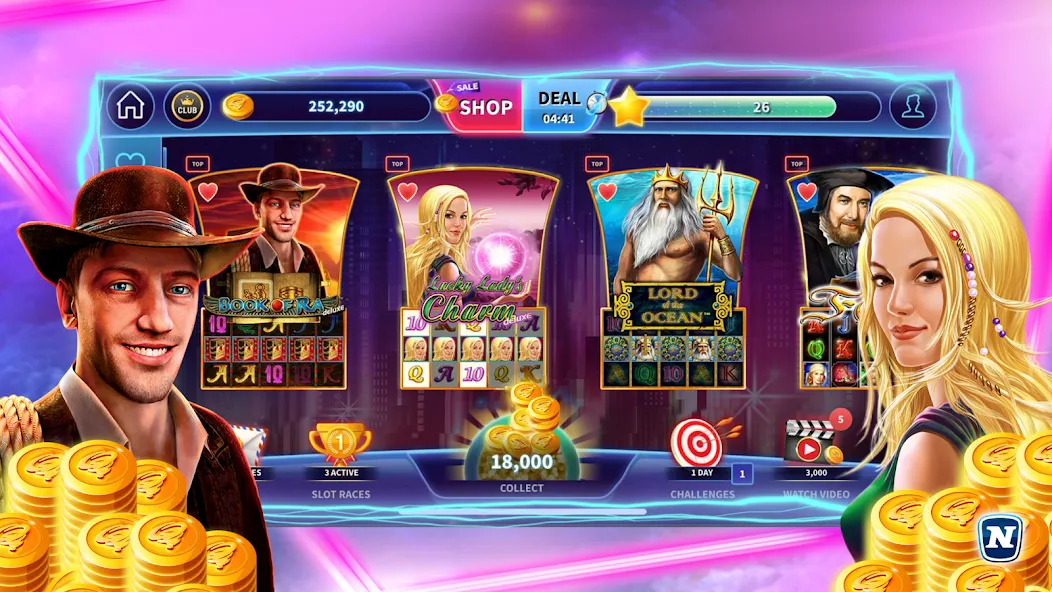 GameTwist Vegas Casino Slots (ГеймТвист) [МОД: Бесконечные деньги, Монеты и Мега MOD] Screenshot 1