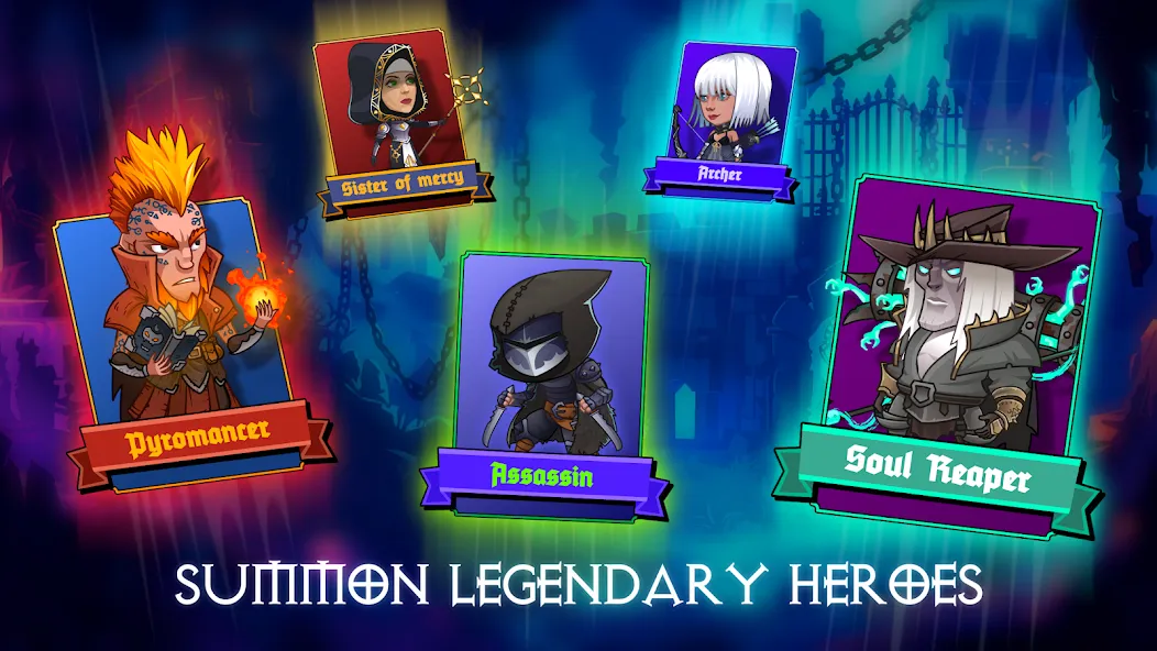Dungeon: Age of Heroes (Данжен) [МОД: Меню, Бесконечные монеты и Открытые уровни] Screenshot 5