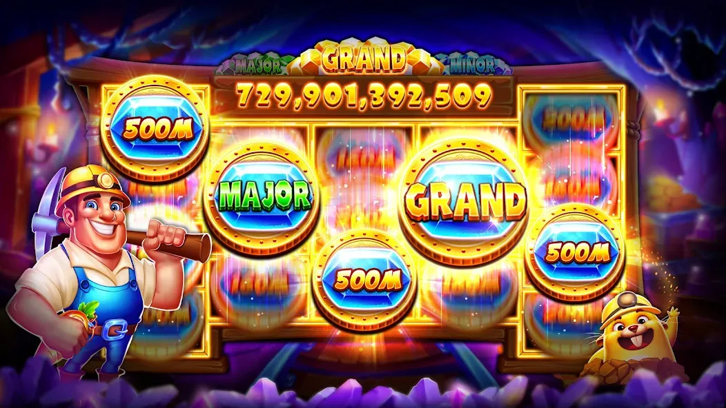 Jackpot Wins - Slots Casino (Джекпот Винс) [МОД: Деньги, Монеты и Меню MOD] Screenshot 2