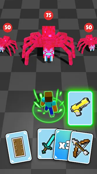 Craft Battle: Card Fight (Крафт Баттл) [МОД: Бесконечные деньги, Монеты и Мега MOD] Screenshot 2