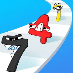 Скачать Merge Number Run (Мрдж Намбер Ран) [МОД: Бесконечные деньги, Монеты и Мега MOD] | Взлом Merge Number Run на Андроид