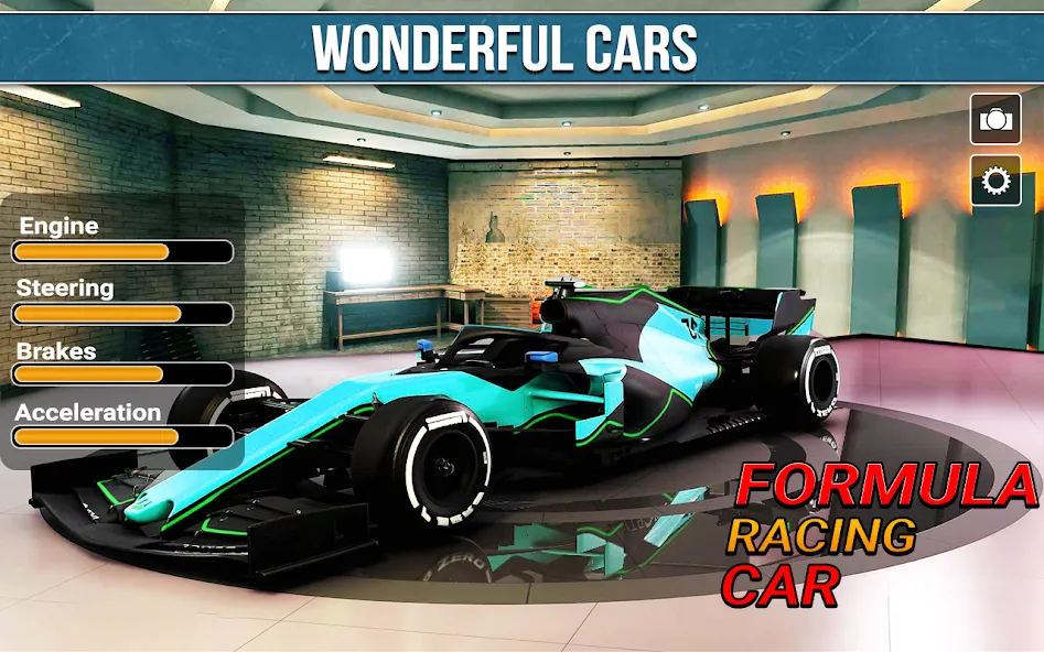 Formula Game: Car Racing Game [МОД: Меню, Бесконечные монеты и Открытые уровни] Screenshot 4